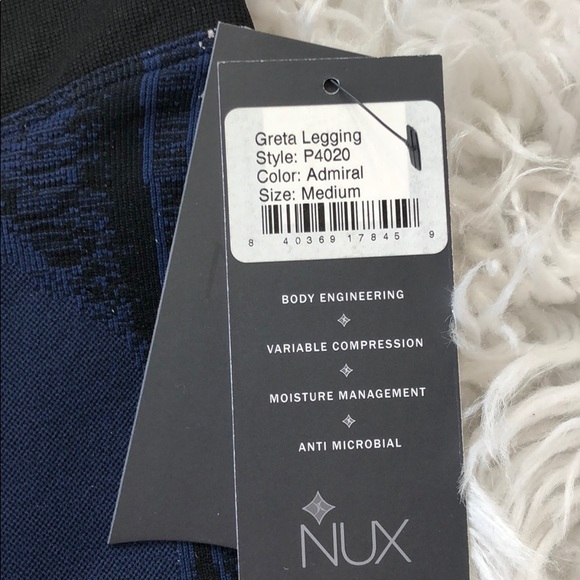 NEW • NUX • Greta Romantic Brocade Legging Admiral - Picture 7 of 8